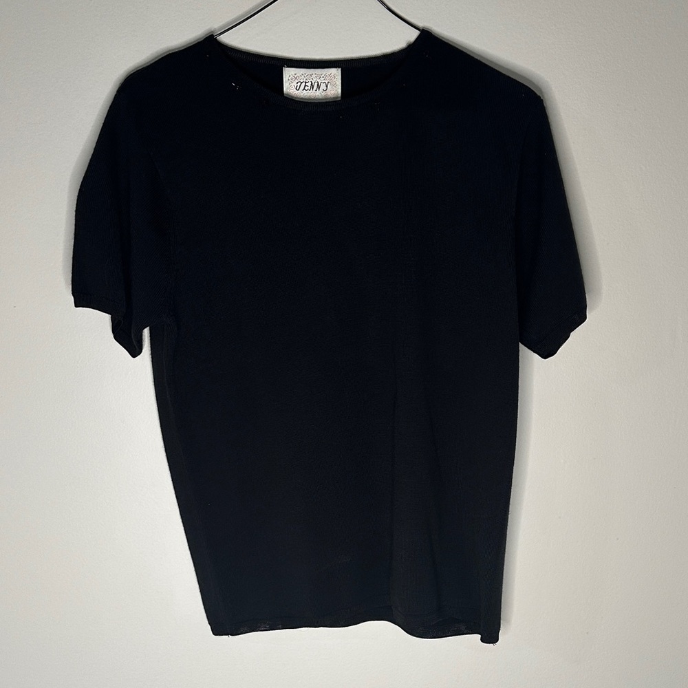 Classic Black Short Sleeve Tee by